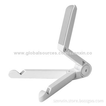 Lightweight folding tablet stand, portable design for easy using